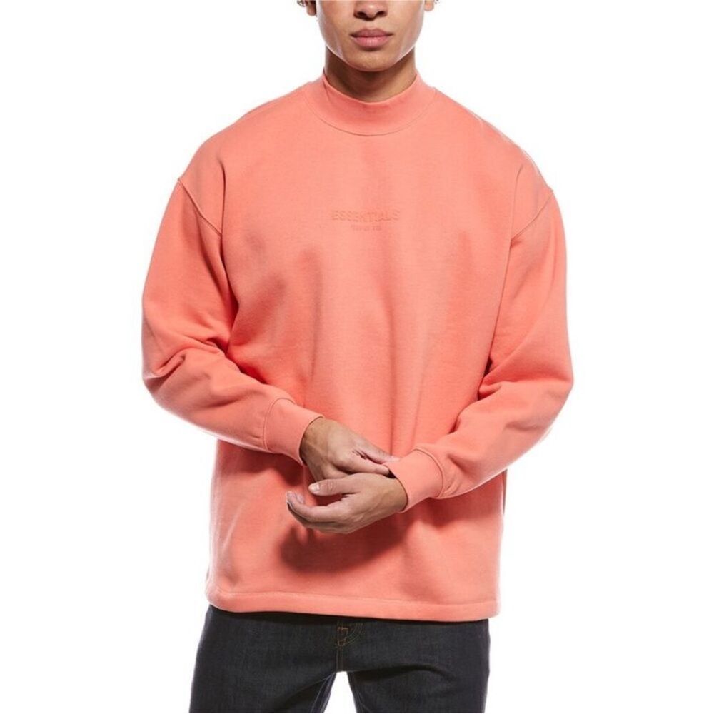 NWT Fear Of God Essentials Crew Neck Coral